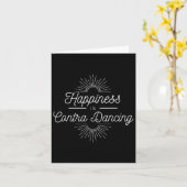 Contra Dancing Kaart (Gele Bloem)