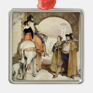 Contrabandistas uit de "Schetsen van Spanje", graf Metalen Ornament