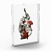 Contrabas-speler Fotoblokken (Links)