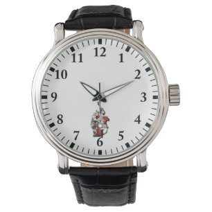 Contrabas speler horloge