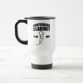 Contrabass Clarinet Jouer Garçon Voyage Mug (Gauche)
