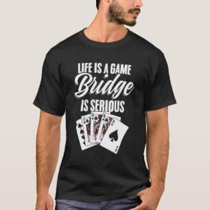 Contract Bridge Trick-Take Kaart Game Bridge Liefd T-shirt