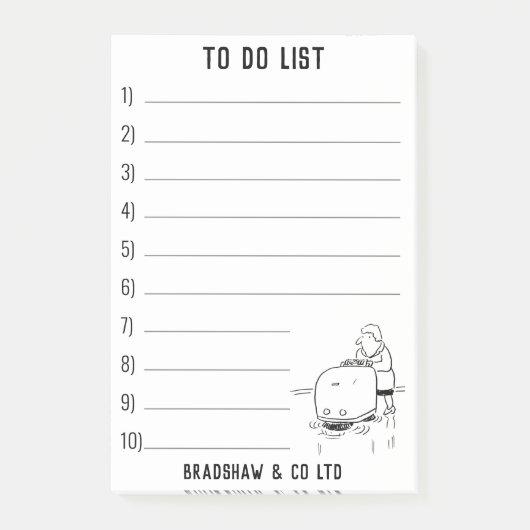 Contract Schoonmakers Commerciële Fabriek Schoonma Post-it® Notes (Voorkant)