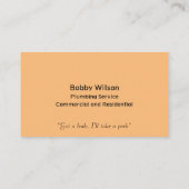 Contractanten die de Dienst van het Chrome Ontwerp Visitekaartje (Achterkant)