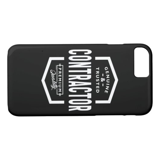 Contractanten Werkgelegenheid Titel Cadeau Case-Mate iPhone Case (Achterkant (Horizontaal))