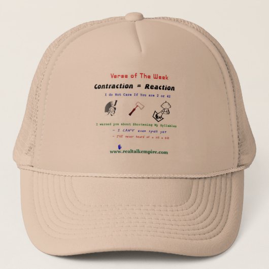 contraction - casquette (Devant)