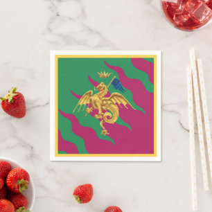 Contrada del Drago (Dragon) Palio di Siena Servet