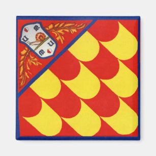 Contrada della Chiocciola (slak) Palio Magneet