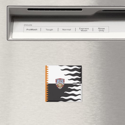 Contrada della Lupa (Zij-Wolf) Palio di Siena Magneet (Insitu (Vaatwasser))