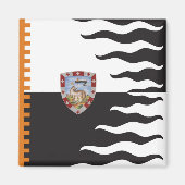 Contrada della Lupa (Zij-Wolf) Palio di Siena Magneet (Voorkant)