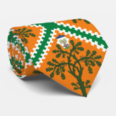 Contrada della Selva (Forest) Palio di Siena Stropdas (Opgerold)