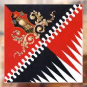 Contrada Priora della Civetta (Owl) Palio di Siena Raamsticker (Vel 2)