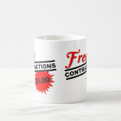 Contradictions libres Drôle Mug (Centre)