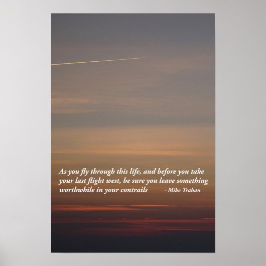 Contrails Poster (Voorkant)