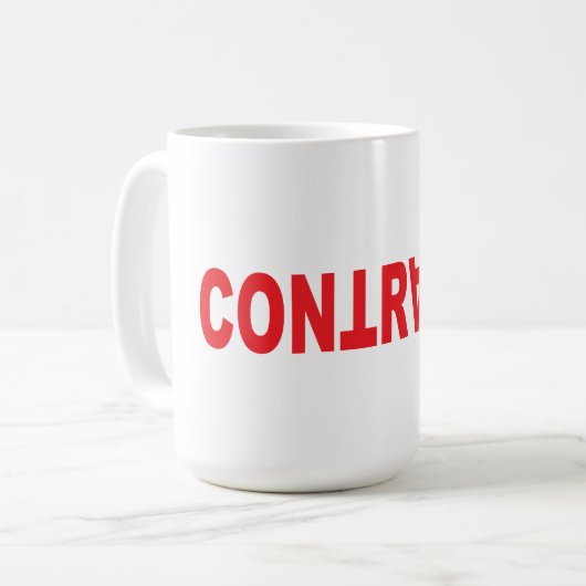 Contrario Mug (Devant gauche)