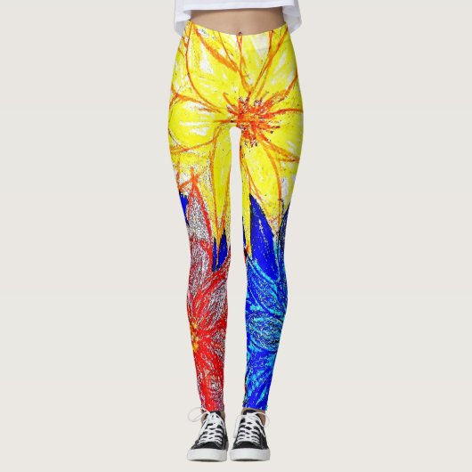 contrast van leggings (Voorkant)