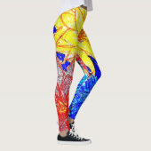 contrast van leggings (Rechts)