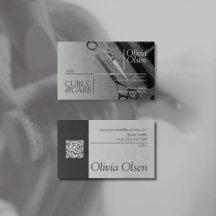 Contrast Zwart Grijs Haarstylist, Salon & Kapsalon