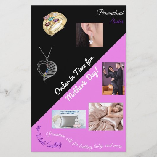 Contrastbare kleine brochure - A6-esque aanpassing (Voorkant)