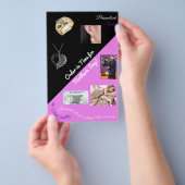 Contrastbare kleine brochure - A6-esque aanpassing (Hand)