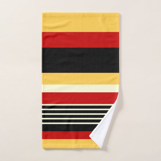 Contraste Jaune Avec Rouge (Serviette à main)