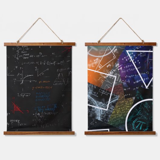 Contraste mathématique : Ensemble de tapisseries m (Double)