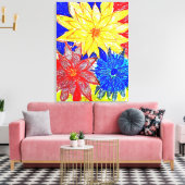 CONTRASTEREND CANVAS AFDRUK (Insitu (Woonkamer))