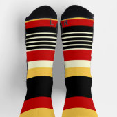 Contrastgeel met rood sokken (Top)