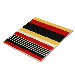 Contrastgeel met rood tegeltje
