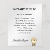 Contrat en argent et prospectus inspiré par certif (Devant)