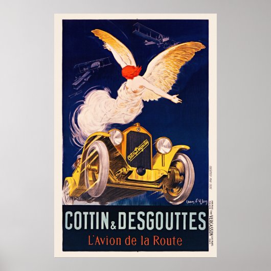 Contrat France Poster vintage 1922 (Devant)