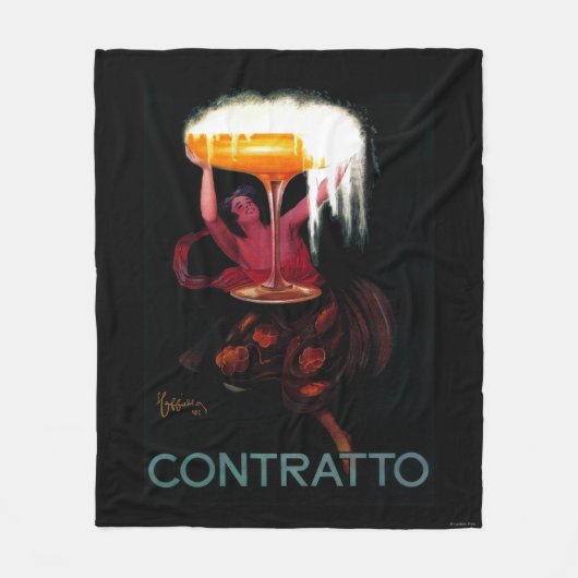 Contratto  posterEuropa Fleece Deken (Voorkant)