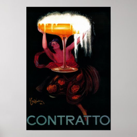 Contratto Vintage PosterEurope Poster (Voorkant)