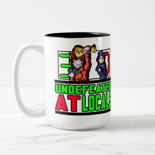 Contre-Attaqué À La Mug Logo Locals (Gauche)