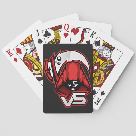 [contre le logo] cartes de jeu (dos)