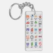 Contre- porte-clés de cuillère (Devant gauche)