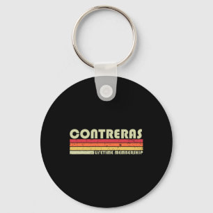 Contreras Achternaam Grappig Retro Vintage 90s Ver Sleutelhanger