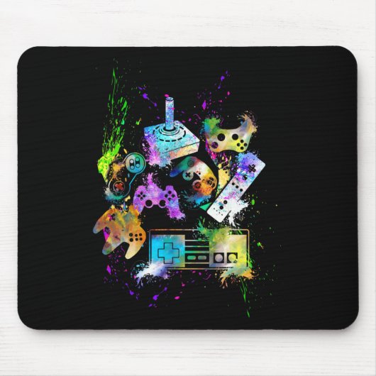 Control All The Things Video Game Controller 2  Muismat (Voorkant)