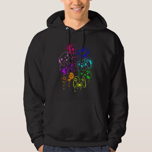 Control all the Things Video Game Controller  5 Hoodie (Voorkant)