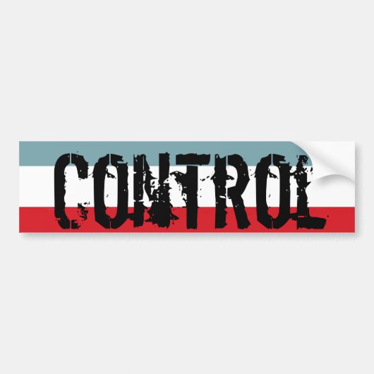 Control Bumpersticker (Voorkant)