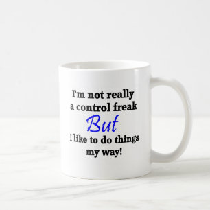 Control Freak Funny Koffiemok