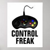 Control Freak Gamer Poster (Devant)