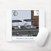 Control Group Lab Mice Cartoon Muismat (Met muis)