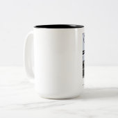 Control Group Lab Mice Cartoon Tweekleurige Koffiemok (Voorkant links)