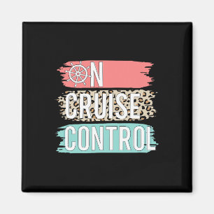 Controle Aan Cruise Luipaard Grappige Zomer Vakant Magneet