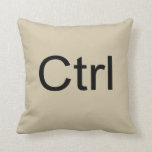 Contrôle Alt Delete (Ctrl Alt Del) Coussin<br><div class="desc">Ajoutez du plaisir élégant à n'importe quelle chambre ! Achetez les trois (Ctrl   Alt   Del) pour compléter votre look.</div>