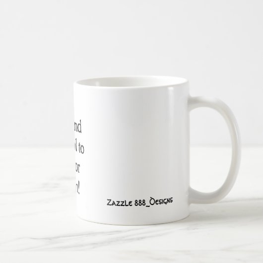 Contrôle au sol au Major Tom ! Mug (Droite)