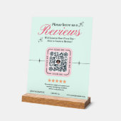 Contrôle client personnalisé - Code QR féminin ver (Angle)