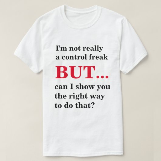 Controle Freak T-shirt (Design voorkant)