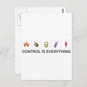 Controle is alles  briefkaart (Voorkant / Achterkant)